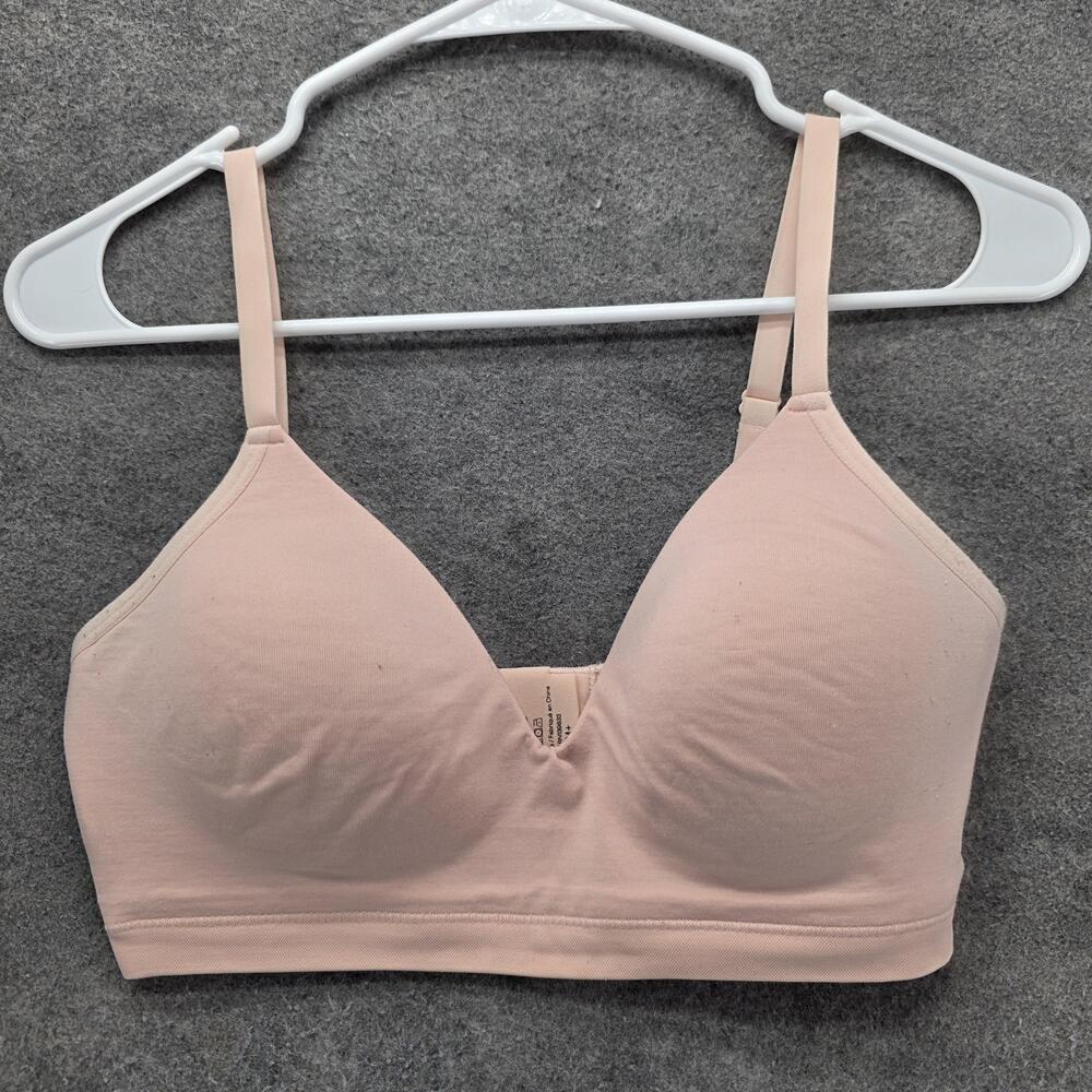 ThirdLove Bra Womens Small Pink Longline Wireless Seamless Back Closure Tagless